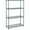 Green, variant on Nexel Medium Duty Wire Shelving Unit, Green Epoxy, 36"W x 18"D x 74"H