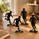 thumbnail image 4 of Adornos de madera para jugadores de fútbol con figuras de silueta de fútbol para la oficina y la decoración de fiestas, 4 of 7