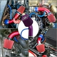 thumbnail image 6 of 3'' Cold Air Intake Kit Aluminum Automotive Cold Air Intake Pipe Filter Induction Flow Hose Pipe Kit, Purple, 6 of 18