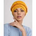 thumbnail image 5 of Dalrosia Women Turban Cap Headscarf Cancer Chemo Beanies Cap Pre-Tied Twisted Braid Wrap Hat Headwrap, 5 of 8