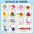 thumbnail image 4 of Porta Vasos Inflables Piscinas Alberca, Soportes Flotantes Inflables para Beber con Bomba de Aire, Decoración de Fiesta de Piscina Verano, 4 of 4