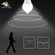 thumbnail image 4 of Bombilla Led Sensor De Luz Sensor Pir Detección Automática Bombilla De Lámpara Led De Ahorro De Energía Con Luz Blanca Fría Para Pasillo De Entrada Pasillo 12W E27 Yuarrent  HA027244-02, 4 of 5