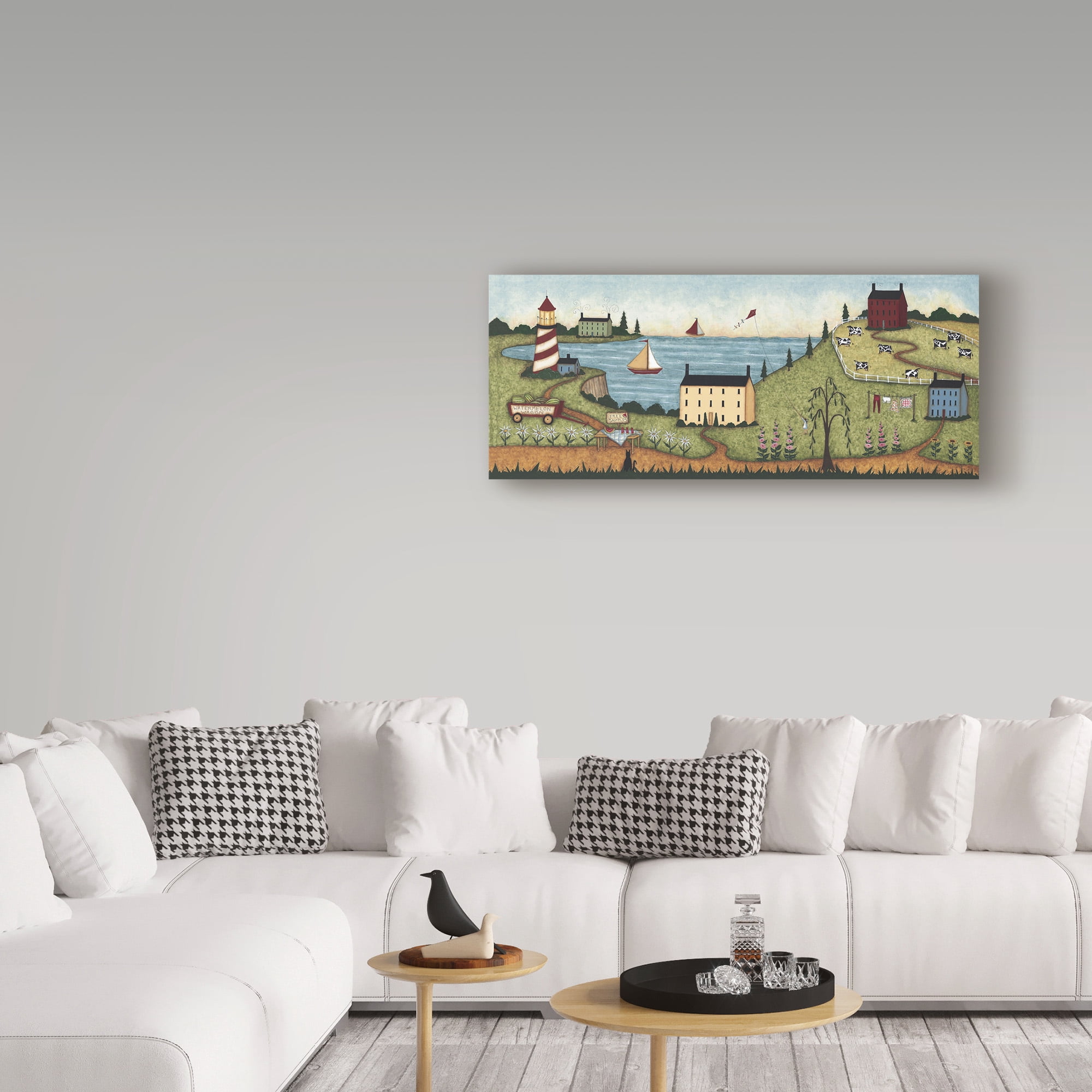 Trademark Fine Art 'The Edge Of Town' Canvas Art by Robin Betterley