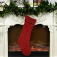 thumbnail image 2 of Christmas Stockings, Christmas Stocking with 3D Plush Gnomes Santa and Hanging Rope - Christmas Decorations Burlap Bags Party Home Decor, 2 of 5