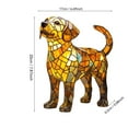 thumbnail image 3 of 2D Double-Sided Acrylic Pendant Sunlight Projection Design Dog Shaped for Pet Family Pet Lover Daily or Holiday Party Home Window Decor Hangings, 3 of 4
