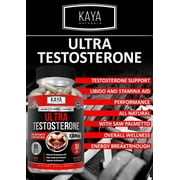 Kaya Naturals Ultra Testosterone 90Ct, Muscle & Testosterone Support, Bodybuilding - 1305mg