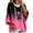 2-Hot Pink4, variant on Arlun Women's Cancer Halloween Witch Print Hoodies in October We Wear Pink Hooded Sweatshirts Fall Oversized 3/4 Sleeve Loose Drop Shoulder Gradient Color Pullover Top