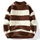 thumbnail image 2 of 2024 Nuevo Otoño Invierno Calidad Superior Lujo Rayas Navidad Suéteres Moda Coreana Suéteres Para Hombre Suéter Grueso Y Suelto Para Hombre, 2 of 4