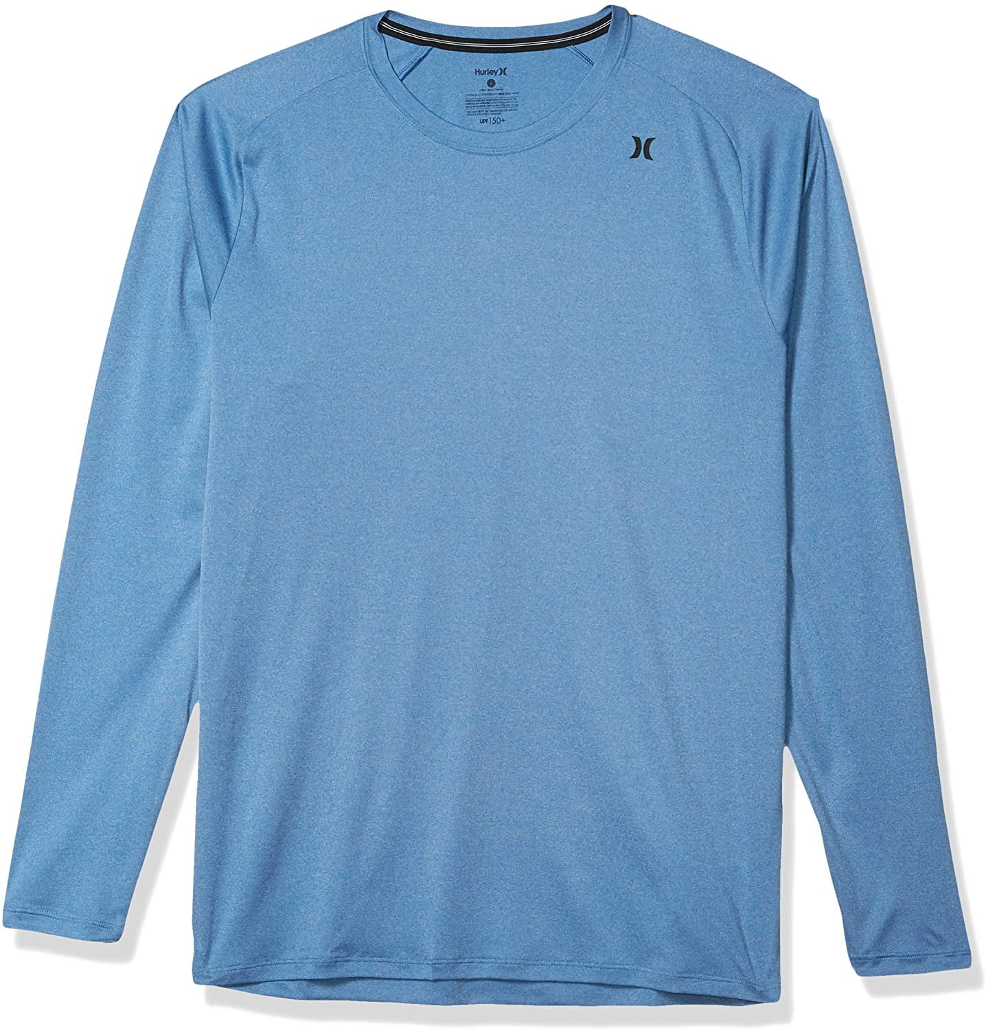 Hurley Men's Quick Dry LongSleeve TShirt RashGuard, Team Royal