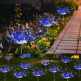 thumbnail image 3 of Guirnalda de luces LED solares para fuegos artificiales, para exteriores, resistente al agua, para jardín, 90/200 leds, para césped, calle, decoración navideña, 3 of 6