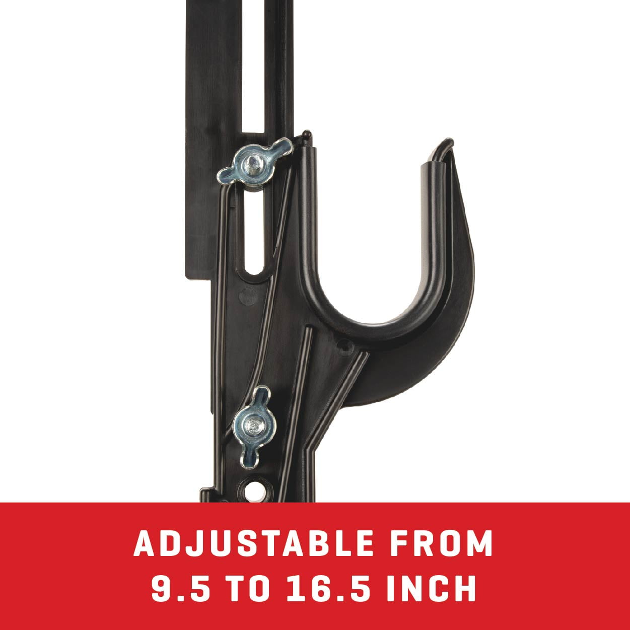 Allen Company Truck Gun Rack for Rear Window - Holds Two Shotguns, Rifles, Bows, or Tools, Black