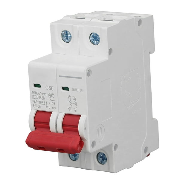 DC Circuit Isolator, Miniature Circuit Breaker DIN Rail Mount 6000A