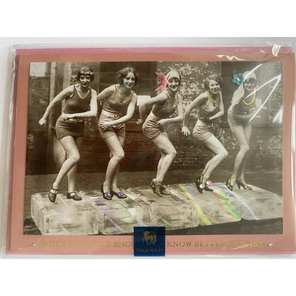 NIQUEA.D, Old Enough to Know Better Birthday Card