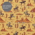 thumbnail image 3 of Rateoe Brave Cowboys Shower Curtain - Fancy Bathroom Shower Curtain Sets - Waterproof Shower Curtain with Hooks with 12 Plastic Hooks 72x72 Inches, 3 of 5