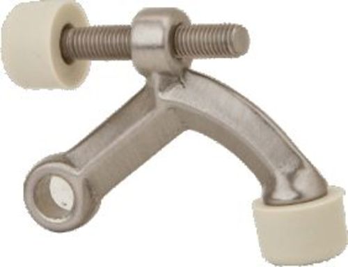 Hinge Pin Door Stop Deluxe Stopper Rubber Tip Steel Screw