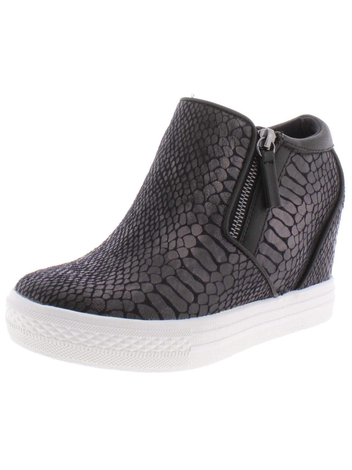 faux snakeskin sneakers
