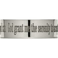 thumbnail image 4 of Titanium Polished Serenity Prayer Laser Design 8mm Flat Band (Size 8) Made In China tb3g-8, 4 of 5