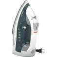 thumbnail image 2 of BLACK+DECKER® One Step Steam Iron with EvenSteam Stainless Steel Soleplates and SmartSteam Control, Grey, 2 of 6