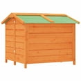 thumbnail image 3 of vidaXL Dog Kennel Brown 37.8"x34.3"x31.7" Solid Wood Pine, 3 of 8