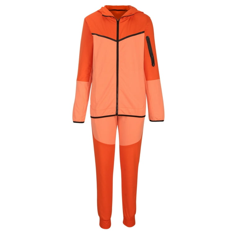 Womens nike orange hot sale tracksuit