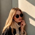 thumbnail image 2 of Wizy Glasses FlexiTint Retro Sunglasses, Adjustable Tint Rounded Polarized Lenses Retro Sunglasses With Uv400 Lenses Nd Filter Electrochromic Sunglasses 2 of 12