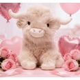 thumbnail image 4 of White Highland Cow Plush , Strawberry Highland Cow Stuffed Animal Plush，White Cow Plush Toys 9.84 Inch Super Soft & Stuffed Plush Fall Plush Perfect,Valentine's Day Gifts For Her, 4 of 8