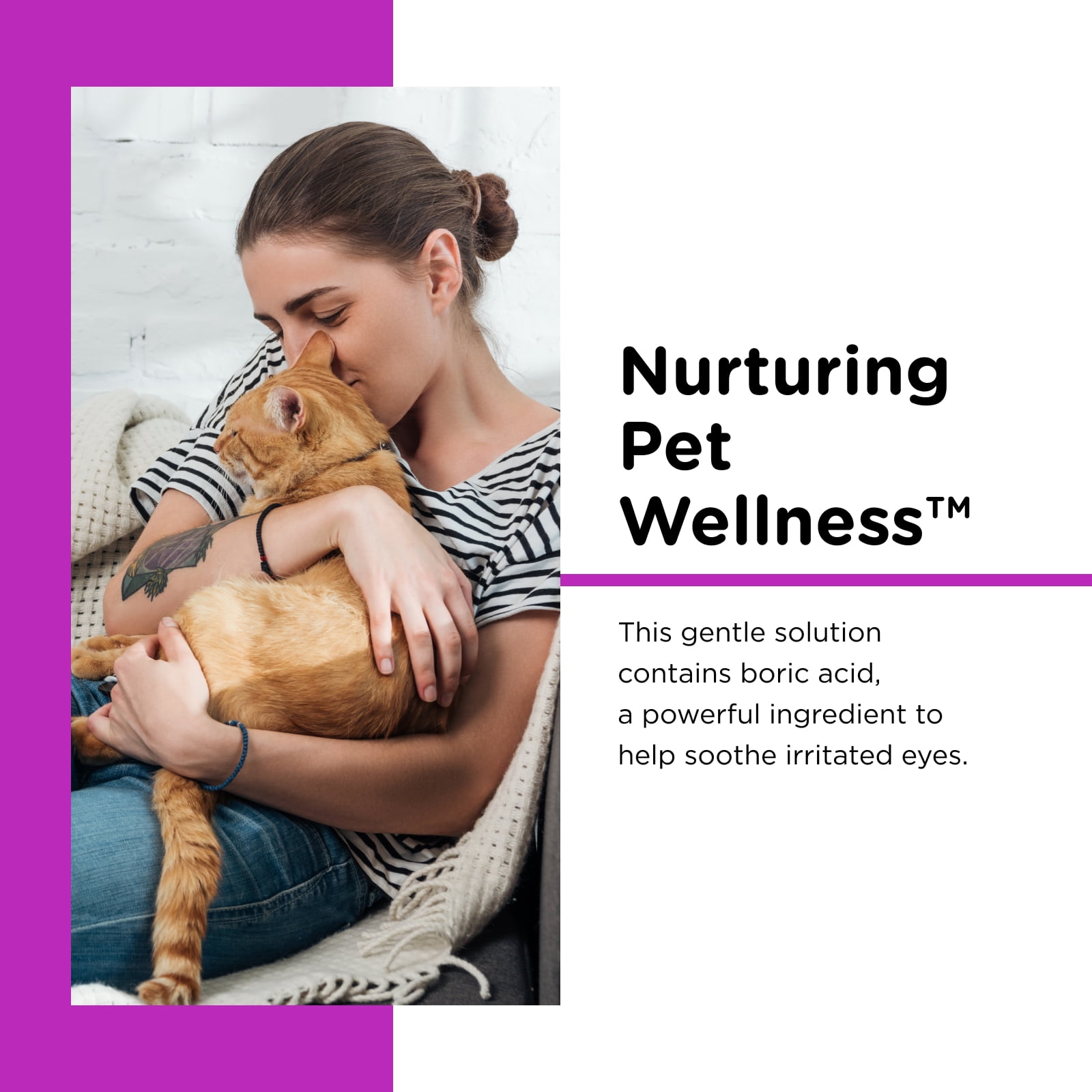 Nutri-Vet Eye Discomfort Rinse for Cats, 4 Ounces