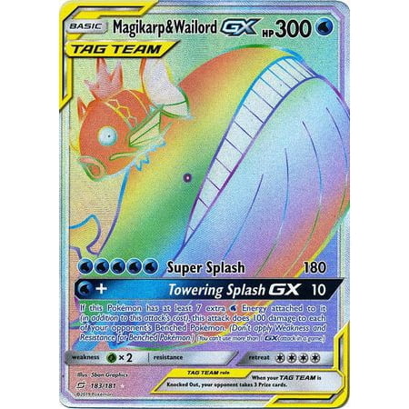 Pokemon Team Up Magikarp Wailord Gx 183