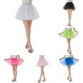 thumbnail image 4 of Women Tutu Skirt Vintage Tulle Bubble Tutu Skirt 50s Vintage Ballet Bubble Dance Skirts Womens Tutu Skirt 80s Costumes for Women Tulle Tutu Skirts Party Festival Carnival, 4 of 4