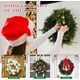 thumbnail image 3 of Colgres de Corona Decorativa de Navidad de 15 pulgadas para Puerta Principal; Ganchos Sobre la Puerta (Dor, Copo de Nieve), 3 of 3