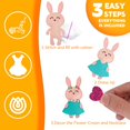 thumbnail image 2 of Kit de costura Cymbana Kid para hacer un amigo principiante, 2 of 6