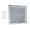 4 inches, variant on Rainproof Exterior Vents Hoods with Angled Louvers Easy Installation ABS Square Ventilation Grille for Home Dryer Venting