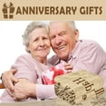 thumbnail image 5 of Wedding Anniversary Blanket Gifts for Him Her Wife Husband Men Women, Best Romantic Anniversary Marriage Gift for Couple Mom Parents, Happy Anniversary for Girlfriend Boyfriend Gifts Blanket 50"X 40", 5 of 7