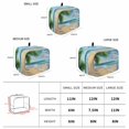 thumbnail image 6 of Summer Beach Toaster Cover 2 Slice, Coastal Ocean Tropical Palm Trees Dustproof Bakeware Oven Protector with Top Hook, Waterproof Small Kitchen Appliance Toasters Dust Cover, 12"x7.5"x8", 6 of 9