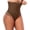 Coffee Brown, variant on Tummy Control Thong Shapewear for Women High Waisted Body Shaper Panties Shaping Thong Girdle Underwear