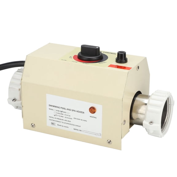 Calentador de Piscina, Calentador de Baña de Agua Portátil 3kw Contruptor de fluJo de Agua para Spa de Bañera para Piscina