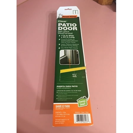 Frost King Patio Door Weatherstrip E O 84 In X 1 87 In Clear
