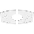 thumbnail image 6 of 36"W x 24"H x 6"ID x 19 1/2"C x 1"P Kailey Architectural Grade PVC Contemporary Ceiling Medallion, Two Piece, 6 of 7