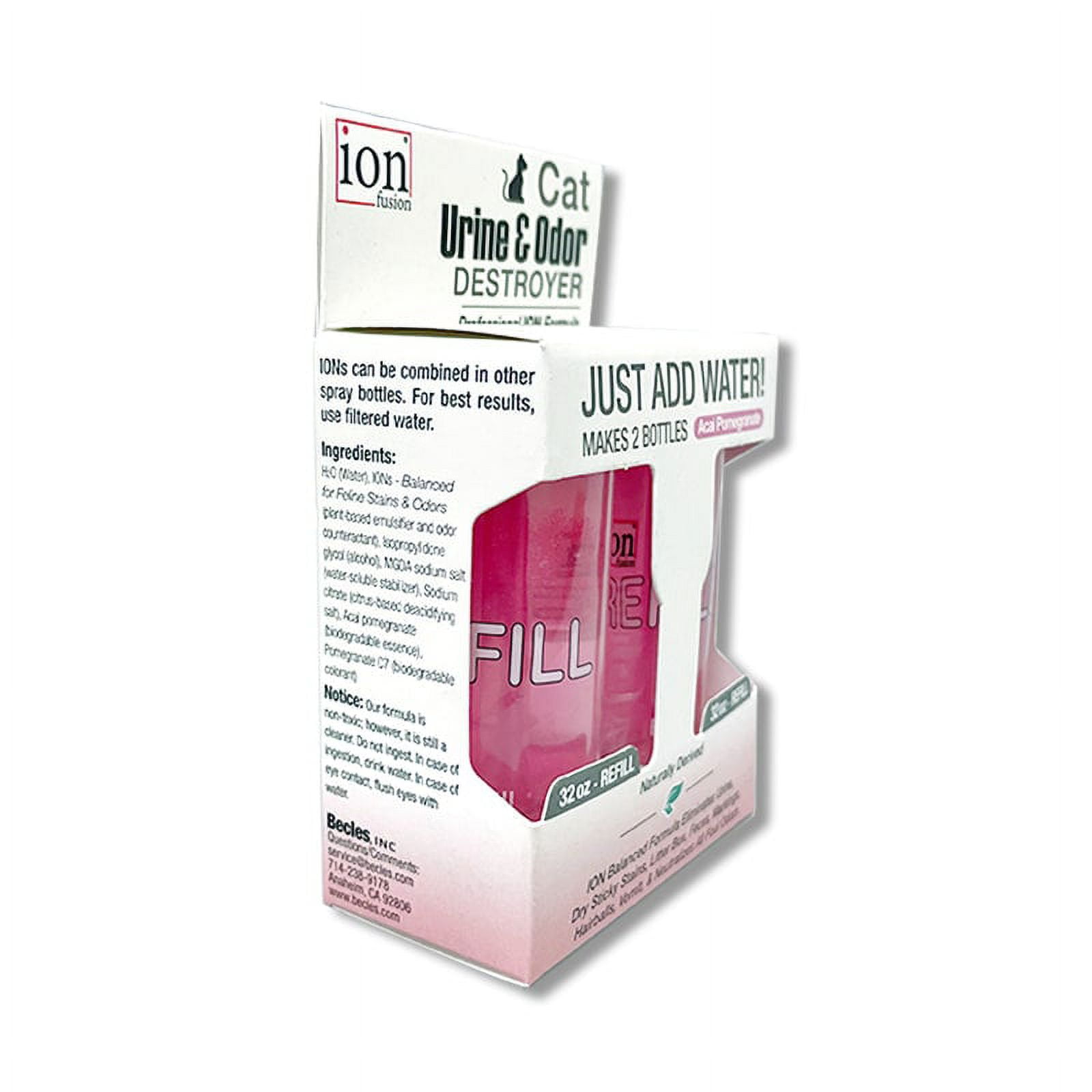 ION Fusion Refills Cat Urine & Odor - 2 Refill Pods (Each Make 32oz)