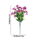 thumbnail image 3 of Arreglo Floral Artificial, Imitación de Plástico Vibrante, Aspecto Fresco Todo El Año, Fácil Mantenimiento, Decoración para El Hogar y El Jardín, Decoración para Bodas, Tamaño 35 X 7,5 X 7,5 Cm., 3 of 6