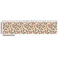thumbnail image 3 of Ambesonne Aztec Fabric by the Yard Upholstery, Colorful Feathers Circles Art, 1 Yard, Salmon and Dark Indigo, 3 of 5