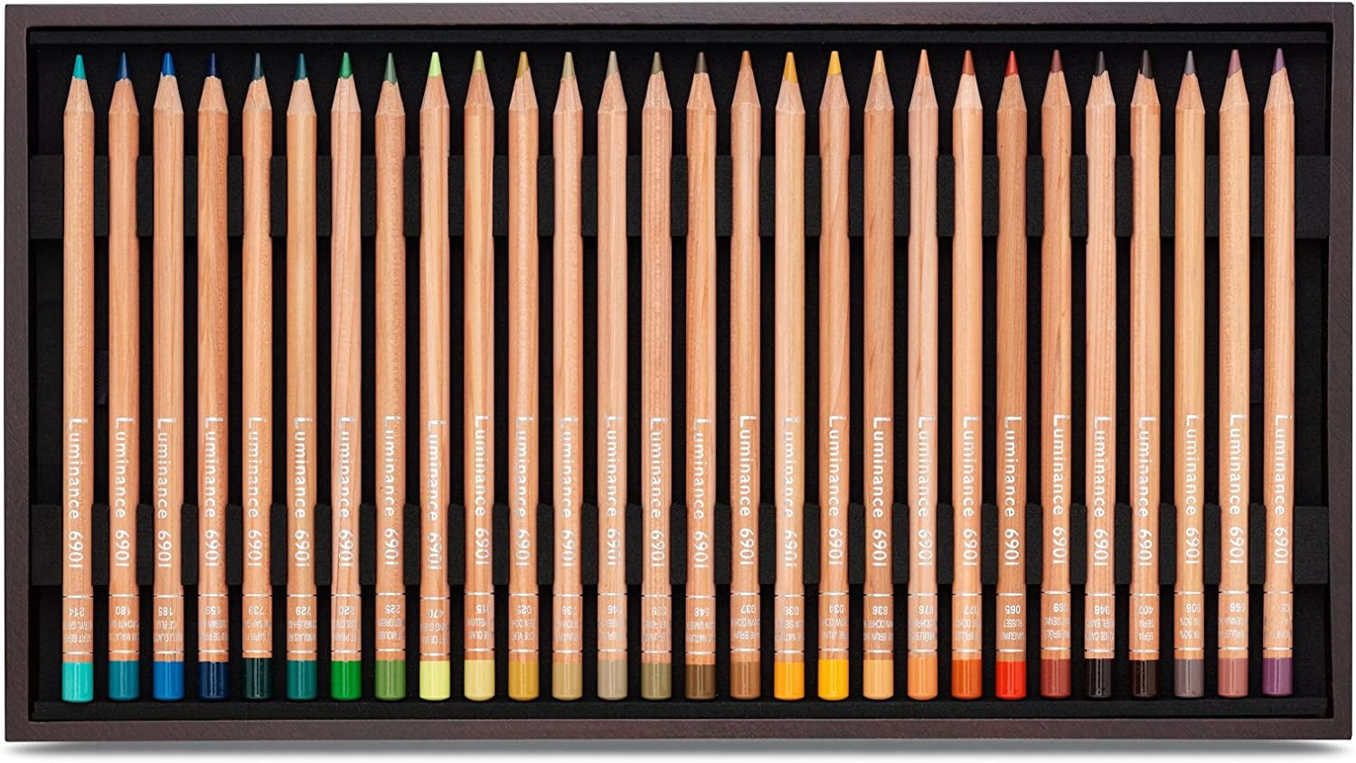 Luminance 6901 Clr Pencil Set Of 76 Wood Box