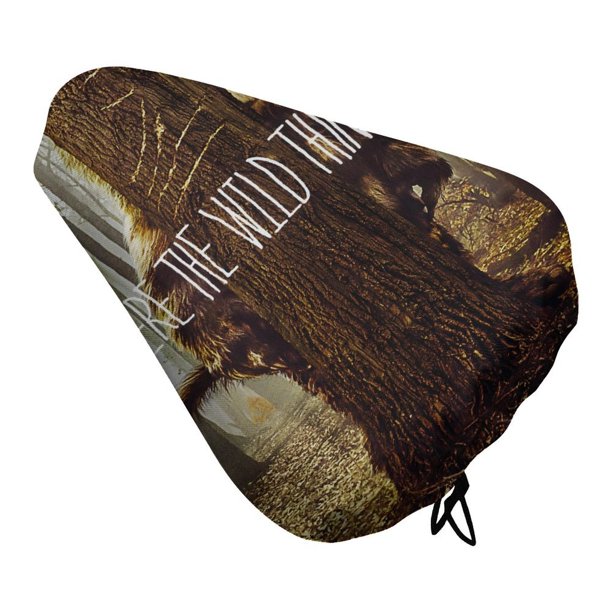 Donde viven los monstruos Funda de Asiento de Bicicleta Impermeable, Cojín Elástico Suave, Protector contra Lluvia, Polvo y UV