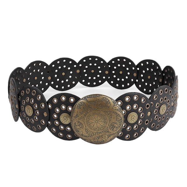 relayinert Ceinture Vintage et Habillage en Fer pour Femmes, Doré