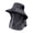 Dark Gray, variant on Mareep Men's Solar Powered Fan Hat with Wide Brim, USB Rechargeable Cooling Cap with 3 Speeds, UPF Sun Protection for Fishing Hiking Outdoor