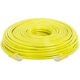 thumbnail image 2 of Cmple Cat5e Ethernet Cable 150 ft, 350 MHz UTP Cat 5e Ethernet Patch Cable, 1Gbps Network LAN Cable, RJ45 Connectors, Compatible with PC, Laptop, Modem, Router, HDTV, Gaming Console - Yellow, 2 of 8