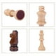 thumbnail image 5 of ajedrez internacional de palisandro,juego de ajedrez de madera tamaño completo plegable niños adultos,ajedrez de madera y juego de damas piezas ponderadas,juego de ajedrez internacional con, 5 of 9