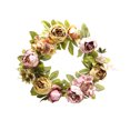 thumbnail image 1 of Guirnalda de flores de peonía artificial Simulación de guirnalda de flores Puerta Decoración floral falsa Decoración del hogar, Café Eigraketly HA7401-05B, 1 of 6