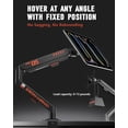 thumbnail image 4 of Magnetic Wireless Charging Stand for iPad Pro/Air 11 M2, Foldable Adjustable Arm VESA Mount with 2M Cable, Aluminum Alloy Tablet Holder for iPad Pro 11 White, 4 of 5