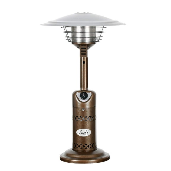 BALI OUTDOORS Tabletop Propane Patio Heaters Portable Gas Patio Heater, Bronze